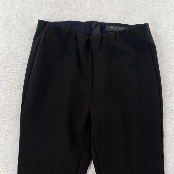Rag & Bone Simone Lace Up Ankles Cropped Pants Womens 2 Stretch Skinny Mid Rise - Picture 9 of 15